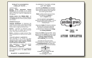 autumn 2012 newsletter