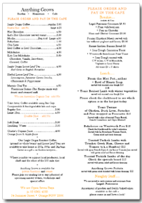 anything grows spring menu